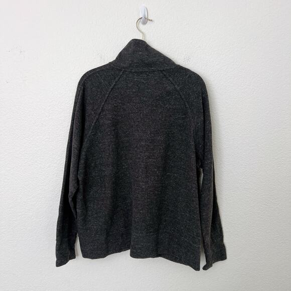 [Nike] Charcoal Heathered Gray Therma-FIT 1/2 Zip Pullover Training Top Sz Large - Picture 2 of 12